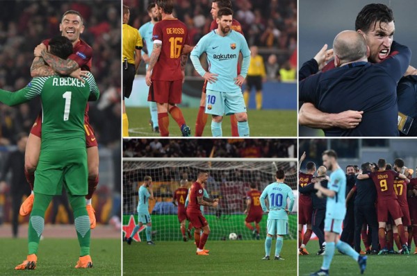 EN FOTOS: Amargura, dolor y drama, el rostro del Barcelona tras fracaso en Champions en Roma