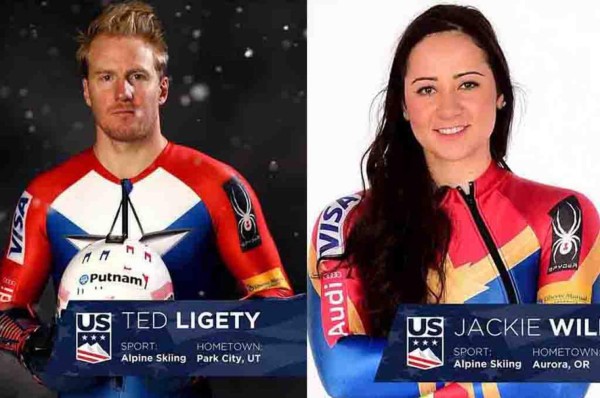 Los atletas de Estados Unidos usan uniformes de superhéroes en los JJOO de Pyeongchan2018