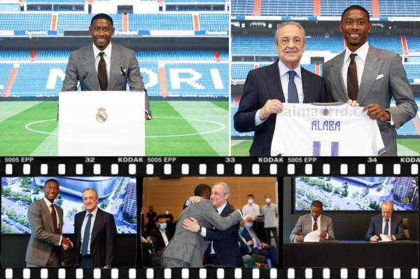 Así fue la presentación de Alaba con el Real Madrid: sorpresa con su dorsal y los regalitos que recibió