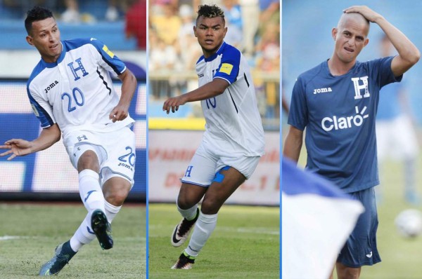 Los jugadores que quedaron fuera de la lista de Honduras para la Copa Oro