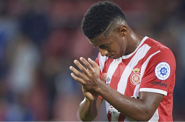 Choco Lozano está sumergido en una profunda crisis goleadora en Girona