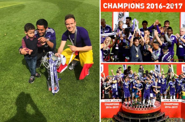 Andy Najar y Anderlecht también festejaron título de Liga de Bélgica