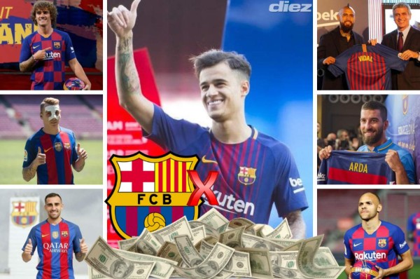 989 millones en puro 'petardo': Los 24 fichajes del Barcelona que no ayudaron a ganar la Champions