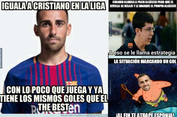 ¡Pobre Paco! Los mejores memes que dejó el gane del Barça ante el Sevilla