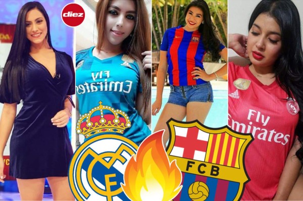 Real Madrid-Barcelona: Las bellas hondureñas que calientan el Clásico Español