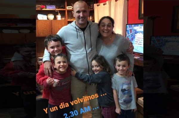 El 'Palomo' Rodríguez deja Honduras y regresa a Uruguay para reunirse con su familia