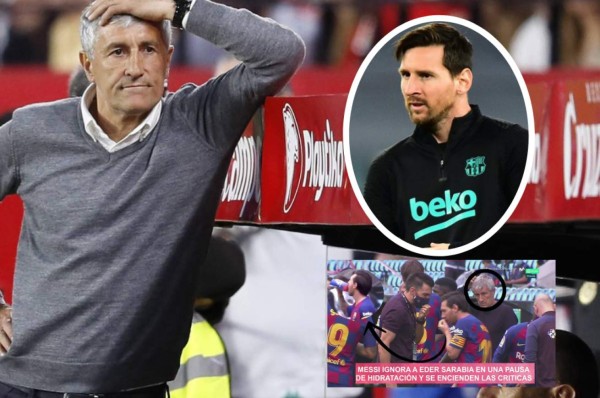 Setién y su otra bronca con Messi en Barcelona: 'Si no te gusta lo que digo, ahí tienes la puerta'