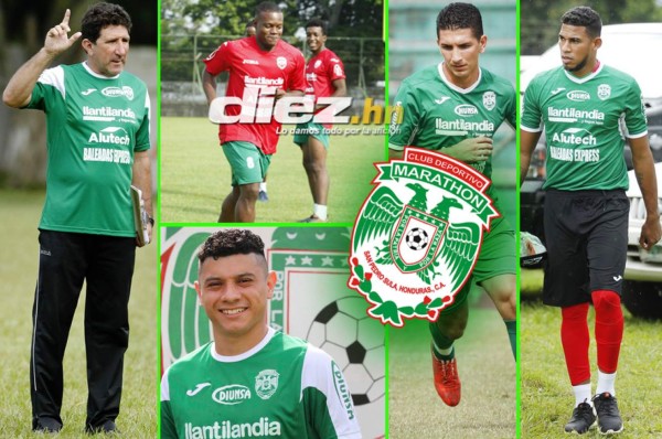 El revolucionado once titular de Marathón al mando de Héctor Vargas