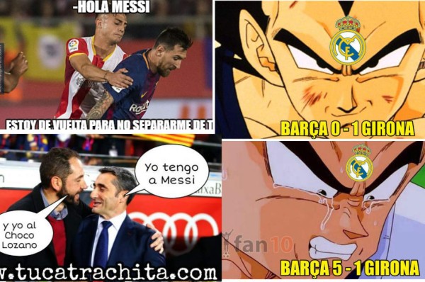 MEMES: Hacen pedazos al Girona del Choco tras la paliza recibida por el Barça