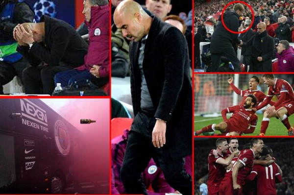 EN FOTOS: El infierno de Guardiola en Anfield Road y la fiesta de Klopp y su plantel