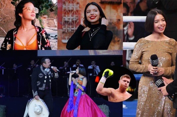 Ángela Aguilar, la mariachi mexicana que se robó el show en la pelea de Canelo Álvarez&nbsp;&nbsp;&nbsp;