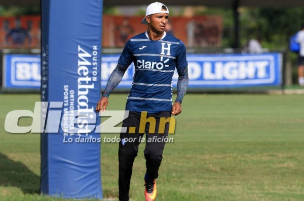 ¡Quioto y Discua de porteros! Las fotos del entreno de Honduras en Houston