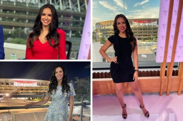 Ana Jurka, la presentadora hondureña que deslumbra en los Juegos Olímpicos de Tokio 2021