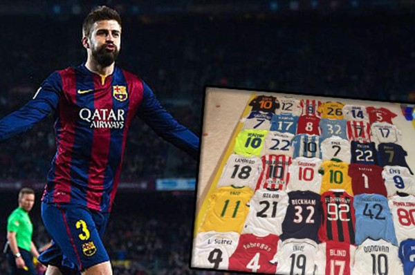 Piqué revela cuáles son las tres camisetas que guarda con más amor