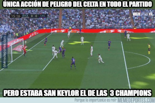 Keylor Navas, Zidane, Courtois y los memes del Real Madrid-Celta