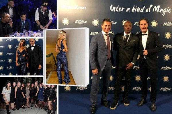 Así fue la lujosa cena de Navidad del Inter de Milán con el hondureño David Suazo de invitado