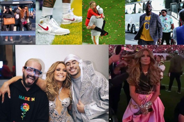 NO SE VIO EN TV: Homenajes a Kobe Bryant y así llegaron JLo y Shakira al Super Bowl