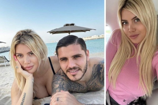 Con beso romántico: Las fotos del viaje de reconciliación de Wanda Nara y Mauro Icardi en Dubai