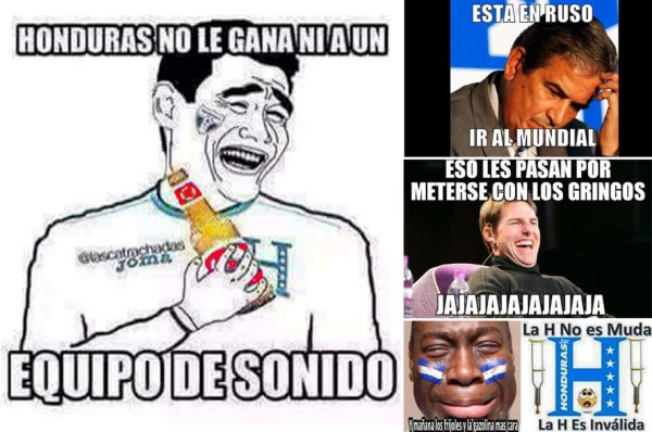 Memes crucifican a Honduras tras caer humillada ante Estados Unidos