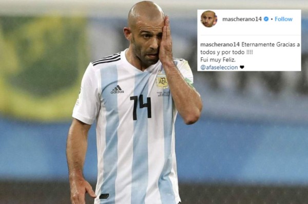 Javier Macherano: 'Eternamente gracias, fui muy feliz'