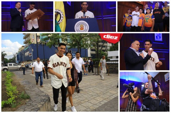 Las imágenes del homenaje que recibió Mauricio Dubón en San Pedro Sula