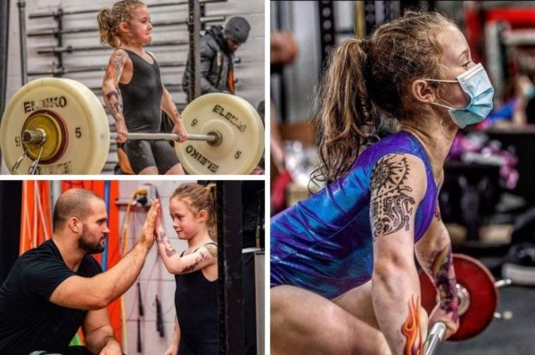 Así es la niña de siete años que se convirtió en la más fuerte del mundo al levantar 80 kg