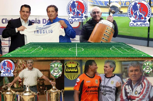 Los entrenadores TOP que han dirigido en la Liga Nacional de Honduras