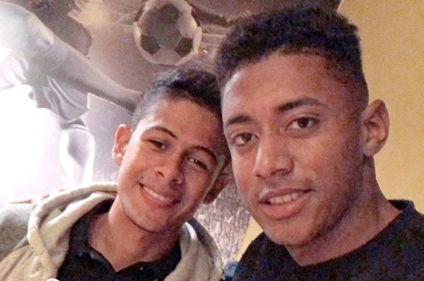 Cristian Cálix comparte con el Choco Lozano en Barcelona, España