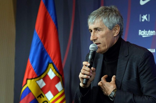 Quique Setién y su primera promesa a la afición del Barcelona