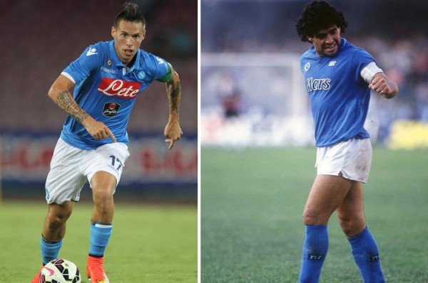 Hamsik supera a Maradona como máximo goleador del Nápoles