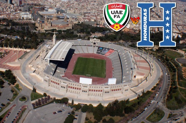 Honduras-Emiratos será en el Estadio Olímpico de Montjuic en Barcelona