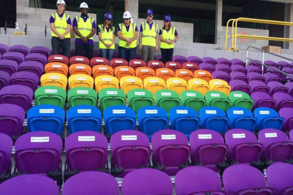 Orlando City rinde homenaje con asientos de colores a víctimas del Club Gay Pulse
