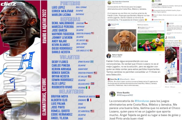 'Tantos cambios no permiten consolidar un 11 titular': La prensa deportiva es crítica luego de la convocatoria de Honduras&nbsp;&nbsp;