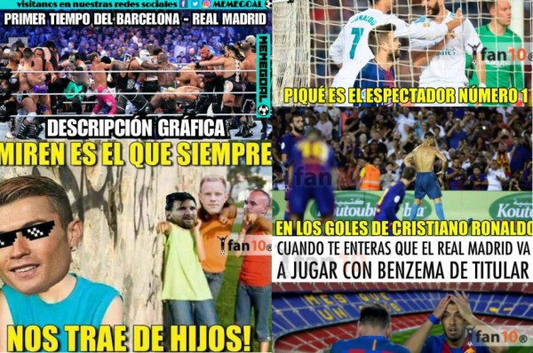 ¡IMPERDIBLES! Los crueles memes que dejó el clásico Barcelona-Real Madrid