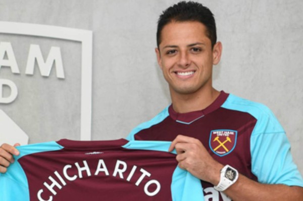 El nuevo dorsal que portará Chicharito Hernández con el West Ham