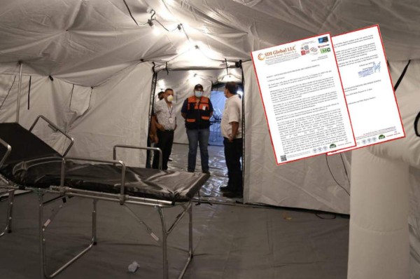 Denuncian estafa por 47 millones de dólares en compra de hospitales móviles para Honduras