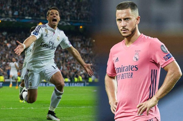 Brutal: Chicharito Hernández, con mejores números que Hazard en el Real Madrid