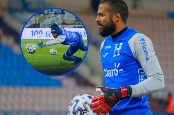 Edrick Menjívar seguiría como arquero titular ante Grecia por una lesión de 'Buba' López&nbsp;&nbsp;