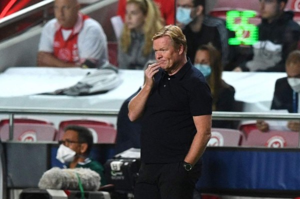 ¿Cree que va a continuar? Koeman responde sobre su futuro tras paliza del Benfica al Barcelona