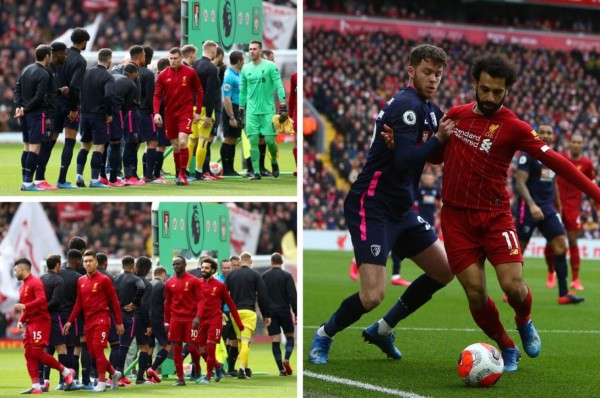 ¡Polémica! Jugadores del Liverpool y Bournemouth no se dan la mano por el coronavirus