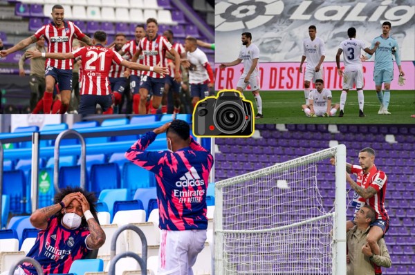 Júbilo y tristeza: El enorme gesto de Luis Suárez y la triste imagen de Benzema tras la coronación del Atlético