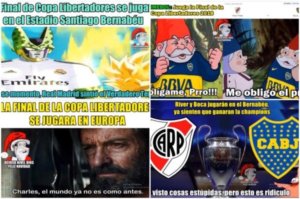¡Locura! Los memes no perdonan jugar la final de Libertadores en el Bernabéu