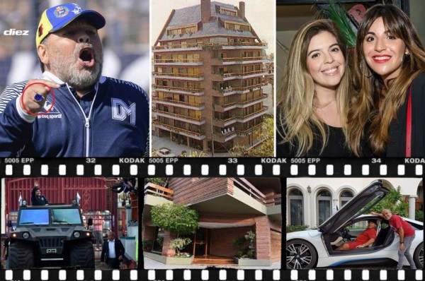 La impactante lista de bienes que tiene Maradona: dejará a sus hijas sin herencia