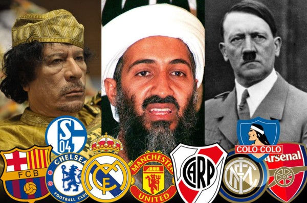 ¡Sorprendente! Los equipos a los que eran aficionados los personajes más tenebrosos de la historia