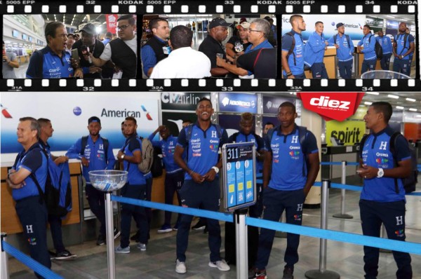 Los rostros de la Selección de Honduras previo al viaje a Trinidad y Tobago