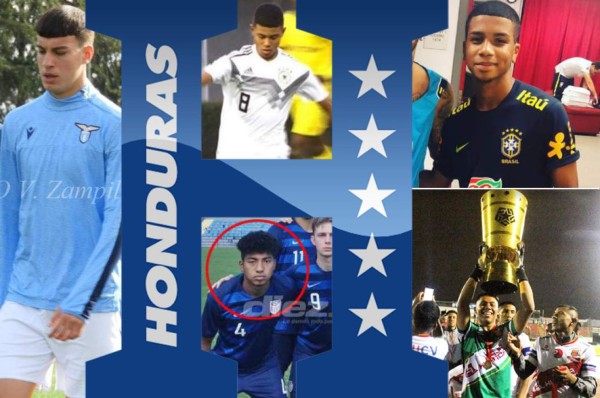 Jóvenes con sangre catracha que podrían ser parte de las selecciones de Honduras