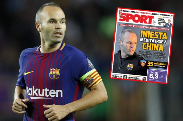Sport: Iniesta podría dejar el Barcelona para llegar al fútbol chino