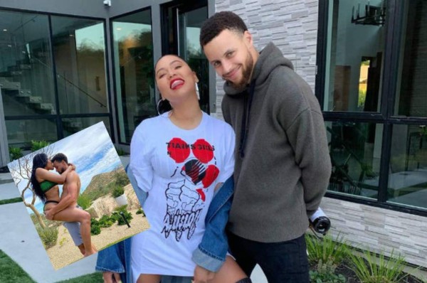 Foto de Stephen Curry junto a su esposa en vacaciones se vuelve viral