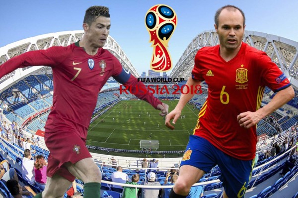 Con triplete de Cristiano Ronaldo, Portugal rescata empate ante España