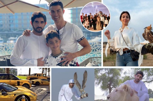 ¿Qué hacen? La prestigiosa amistad de Cristiano Ronaldo con el príncipe Fazza, dueño de Dubái&nbsp;&nbsp;
